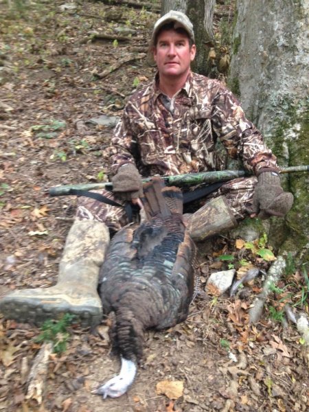 Aubie Smith with a fall turkey 