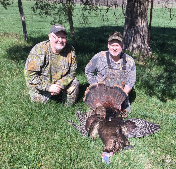 Gary Evans with Marlin Watkins 