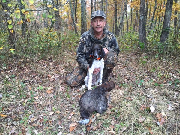 Jeff McKamey and Buster 