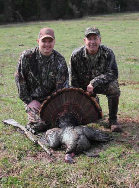 Randy Hatfield's first turkey 