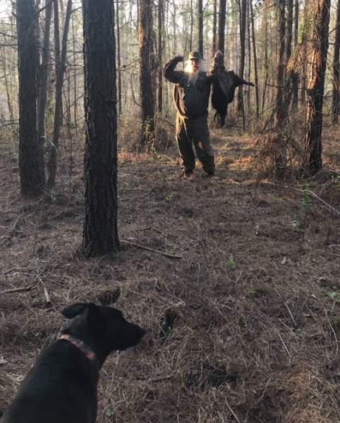 Dean 'Redbeard" Mundhenke and Bear