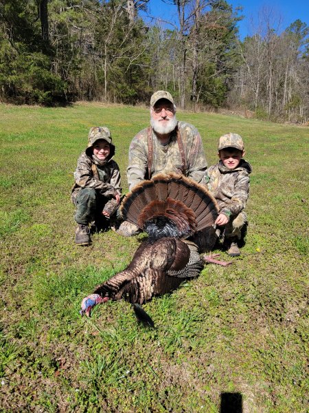 David Ferguson and grandsons Emerson and Brody 